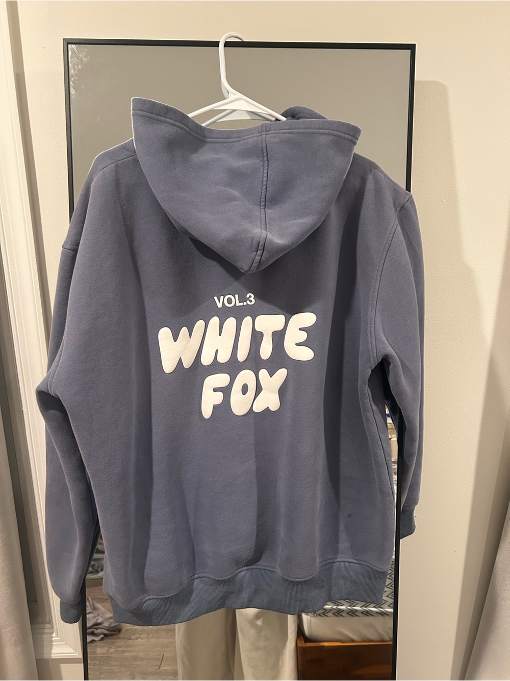 White Fox Boutique Navy Blue Vol.3 Logo Hoodie